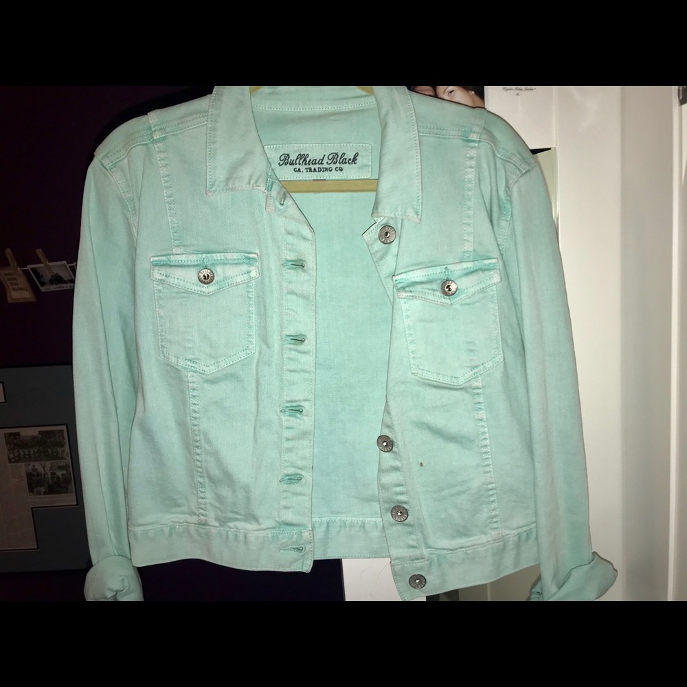 Bullhead Aqua Denim Jacket